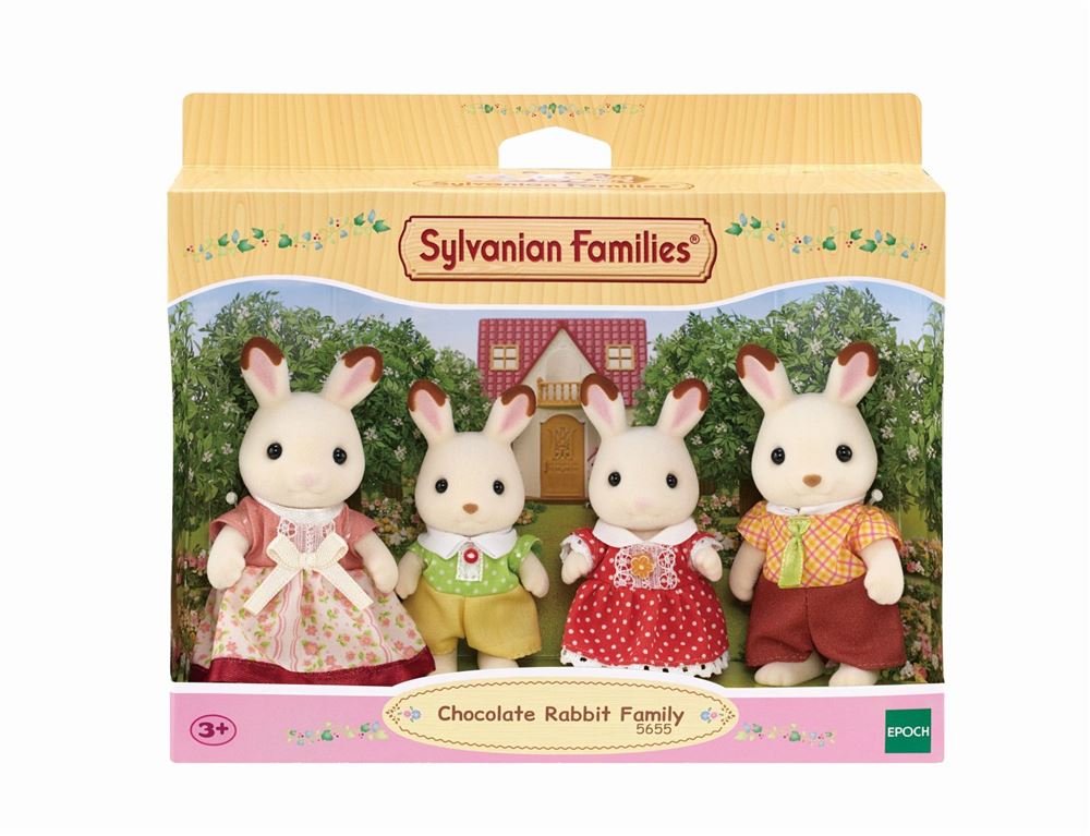 Sylvanian Families - Famille Lapin Chocolat