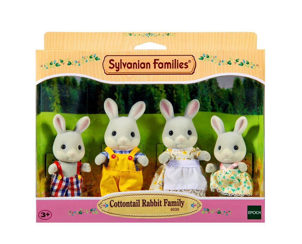 Famille lapin gris Sylvanian