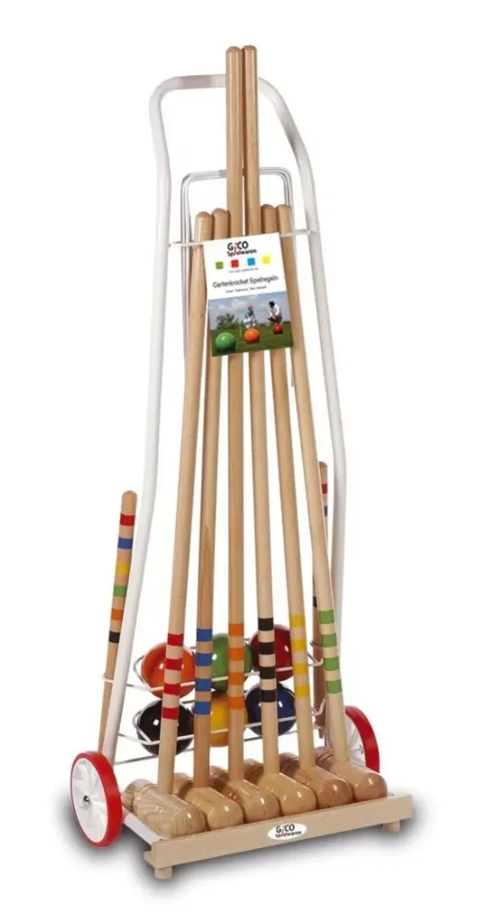 Croquet chariot famille 4X80 cm et 2 X100 cm