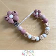 Attache tétine Fleurs d'été