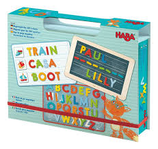Boite de jeu magnetique alphabet