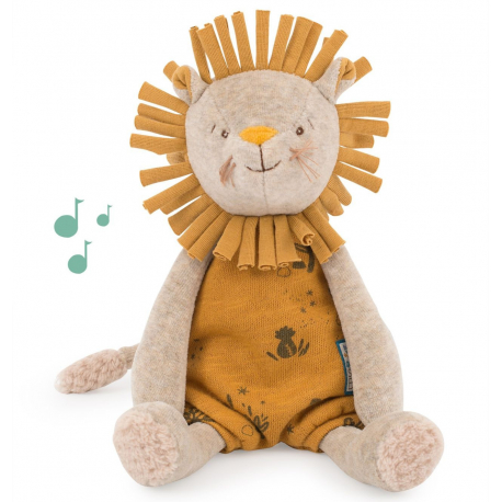Peluche Lion musical Sous mon baobab