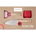 Set cuisine enfants 3 pcs opinel Le petit chef - Rouge