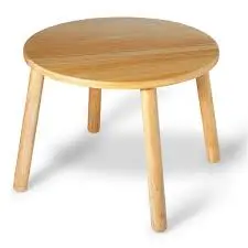 Table ronde en bois eureka pintoy