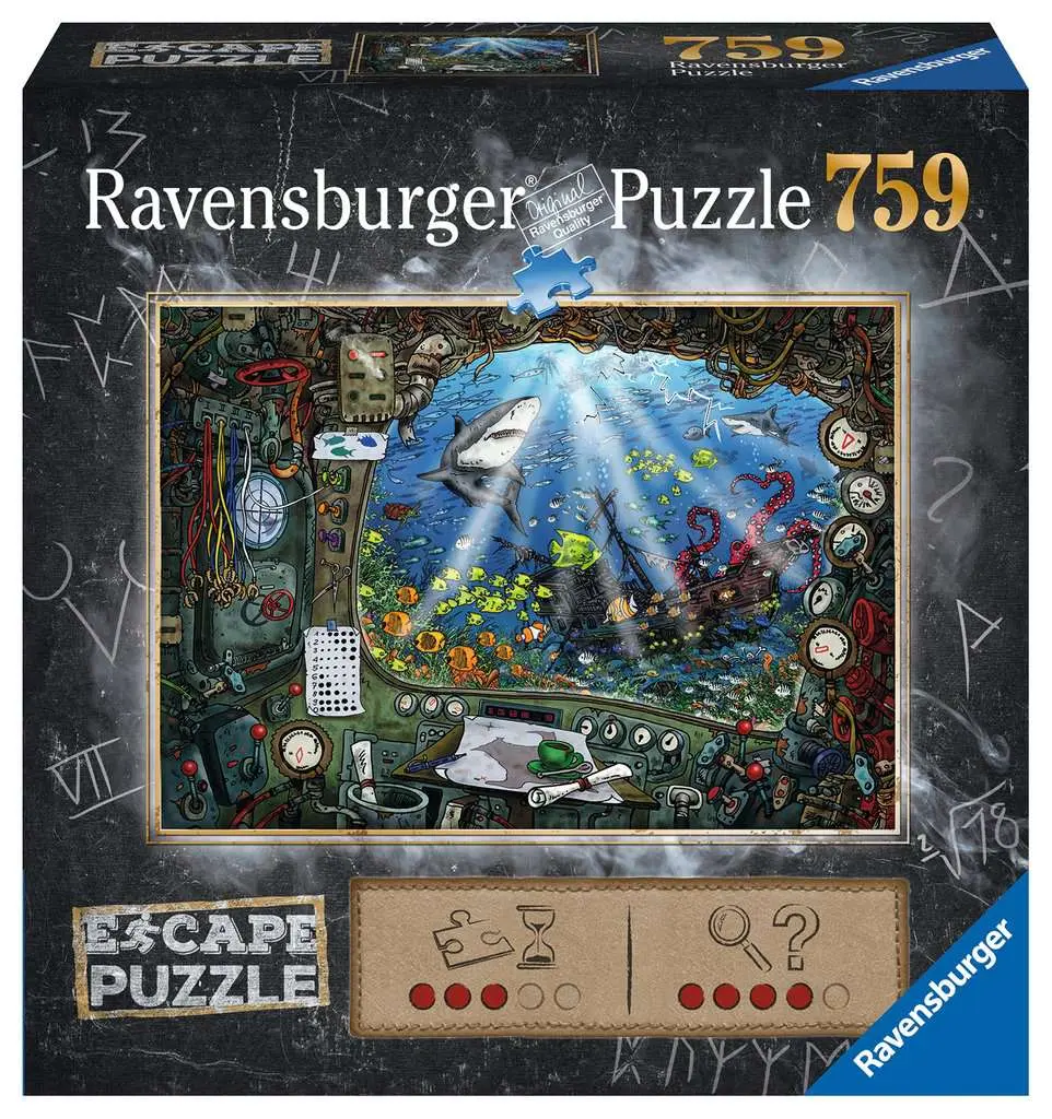 Escape puzzle dans le sous marin 759pcs