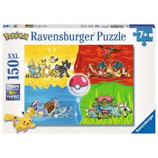Puzzle Les différents types de Pokémon 150 pcs