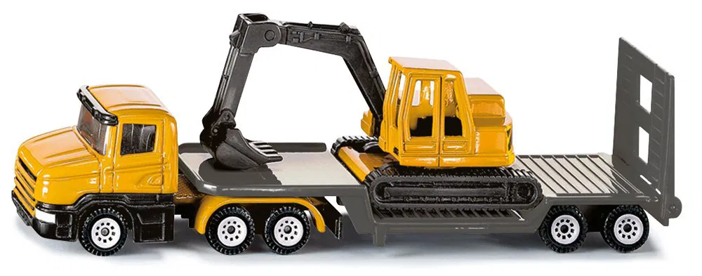 Siku Camion surbaissé avec excavatrice