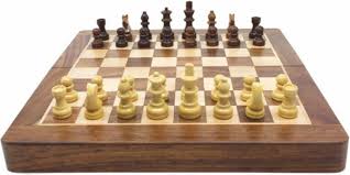 Echec coffret pliable magnétique 35cm en bois