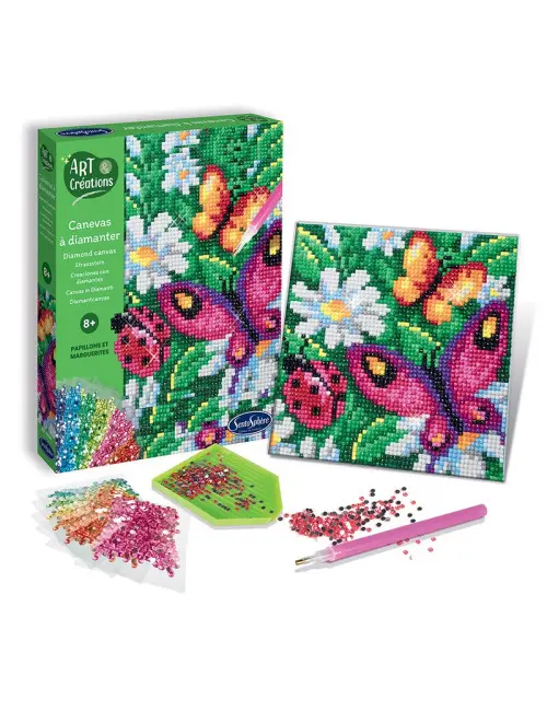 Art & création Canevas à diamanter Papillon