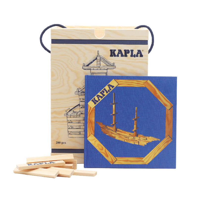 Kapla 280 pces + Livre bleu Tome 2