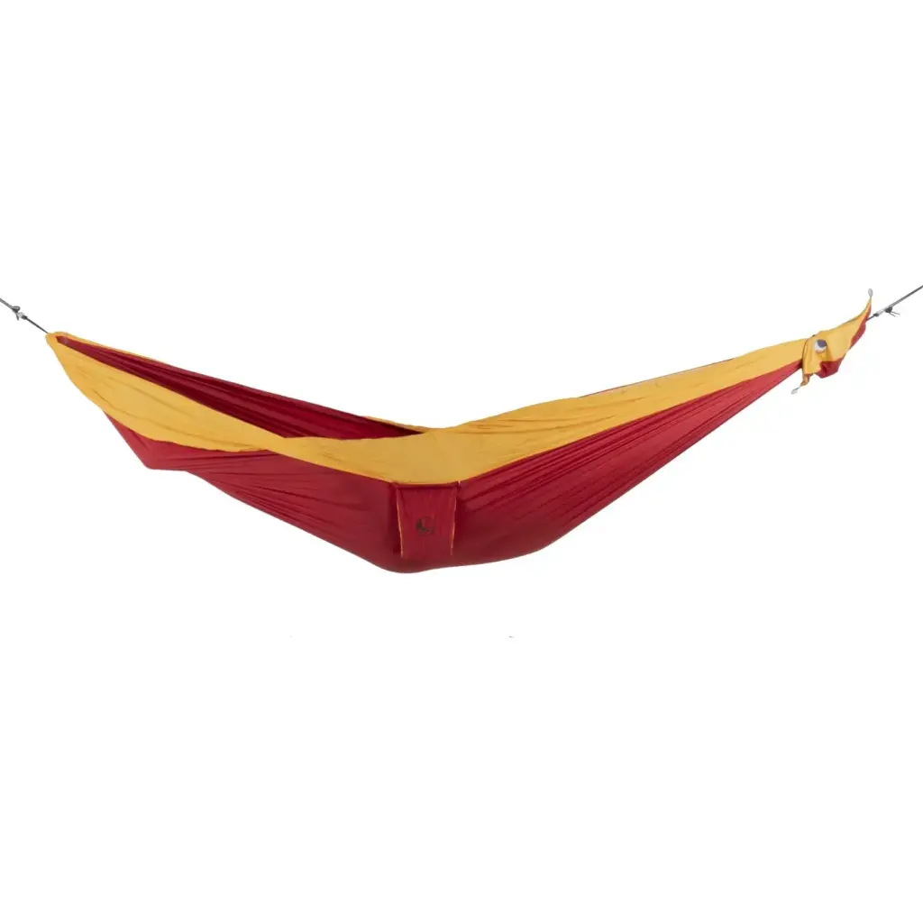 Hamac Original double jaune/bordeau