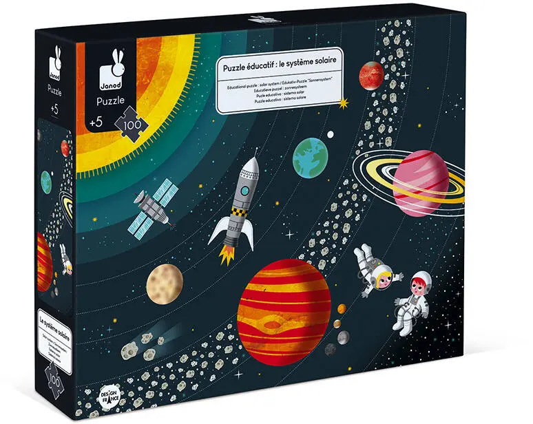Puzzle éducatif - Le système solaire 100 pcs