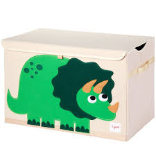 3 Sprouts - coffre à jouets dinosaure