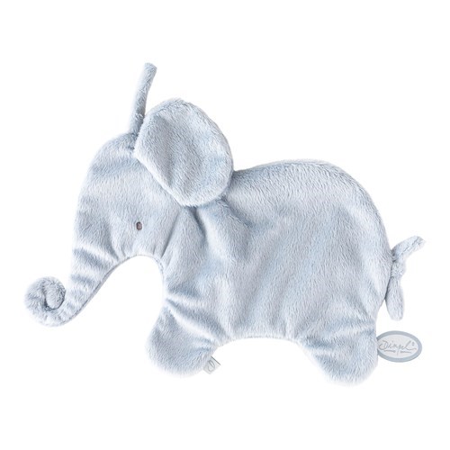 Oscar Tuttie doudou éléphant attache tétine 27 bleu