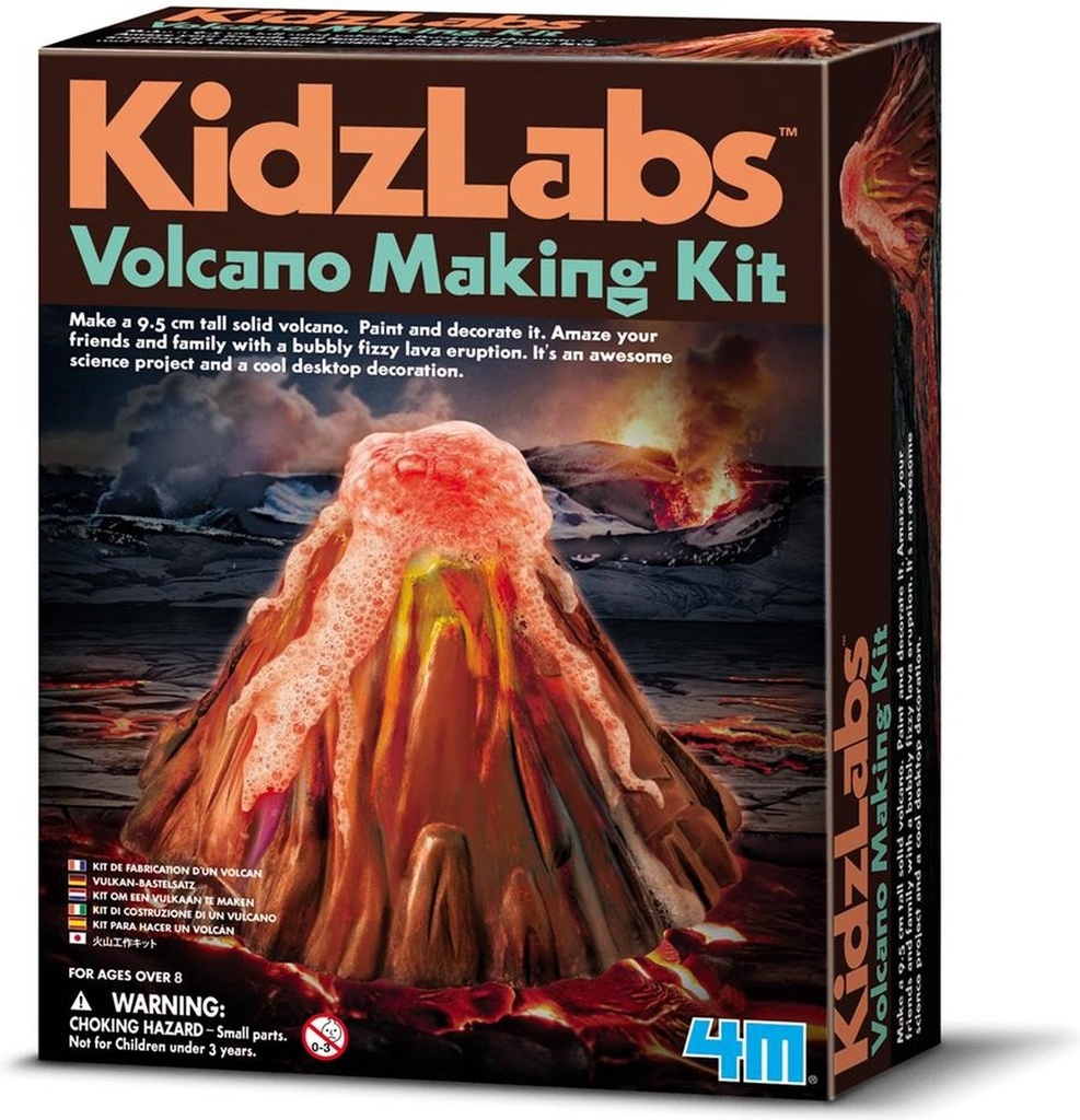 4M - Kit Volcan à mouler en plâtre