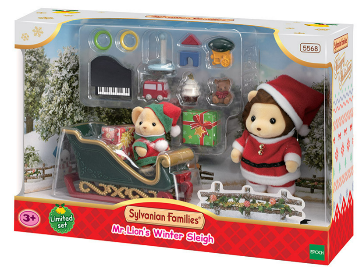 Sylvanian Families - Coffret traineau de noël Sylvanian