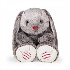 kaloo grand lapin gris prestige 55 cm