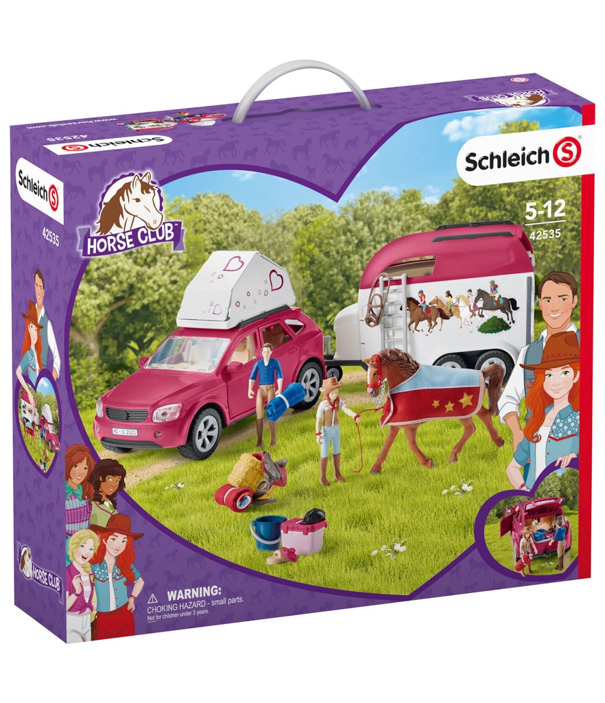 horse adventures car et van Schleich