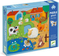 Puzzle géant tactilo ferme