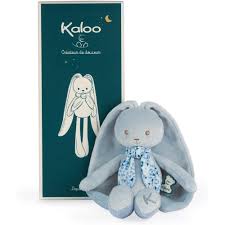 Pantin lapin bleu 25cm