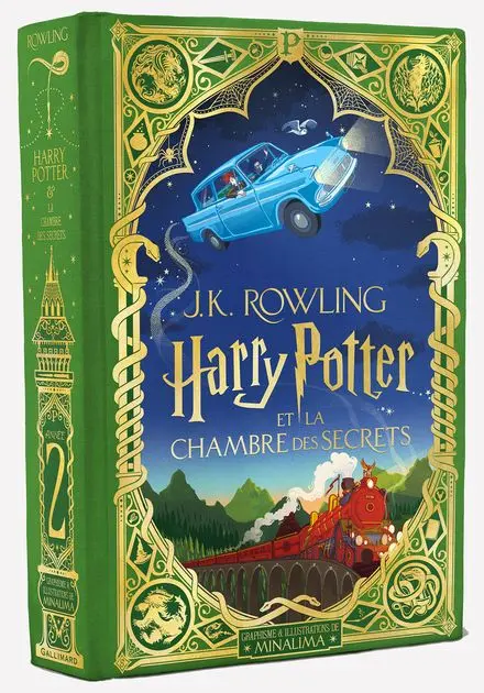 Harry Potter et la chambre des secrets - Édition illustrée interactive - Graphisme et illustrations de MinaLima