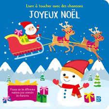 Livre à toucher avec des chansons Joyeux Noel