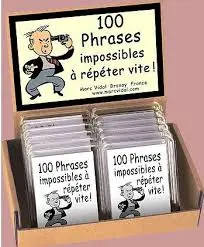 100 phrases impossibles à répéter vite !