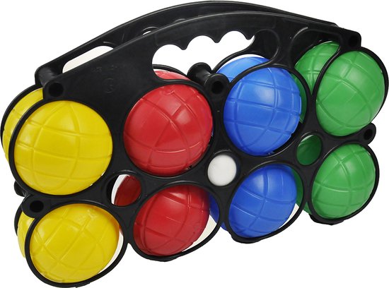 8 boules pétanques en plastique