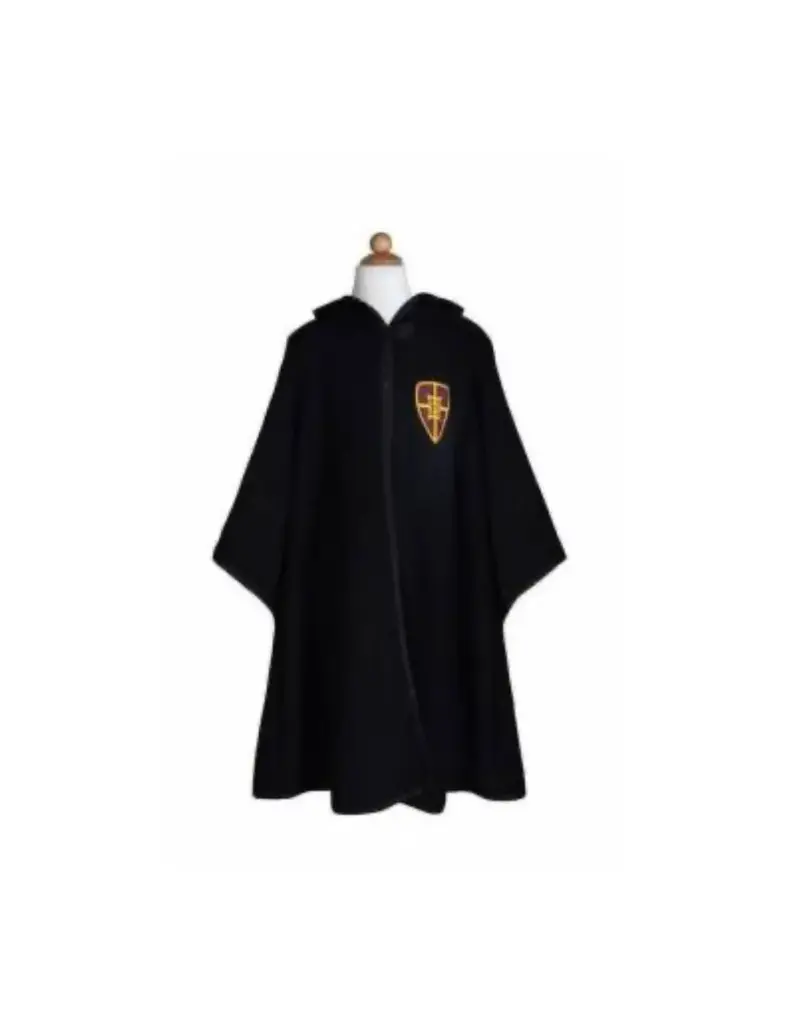 Manteau de magicien avec lunettes Harry Potter 7-8 ans - Noir