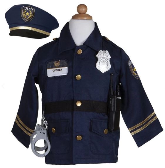 Set de policier avec accessoires, taille US 5-6