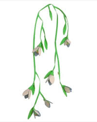 guirlande fleurs tissus haba