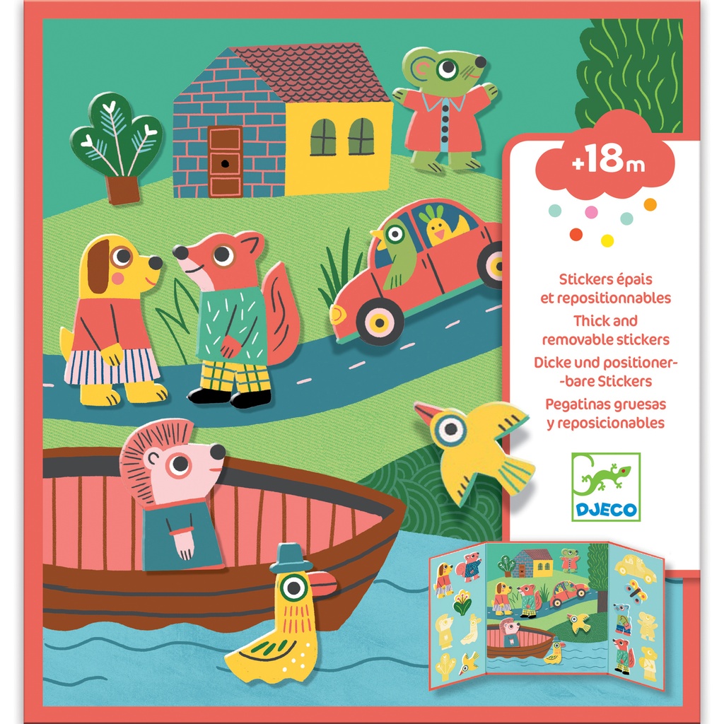Djeco - Stickers Les Animaux