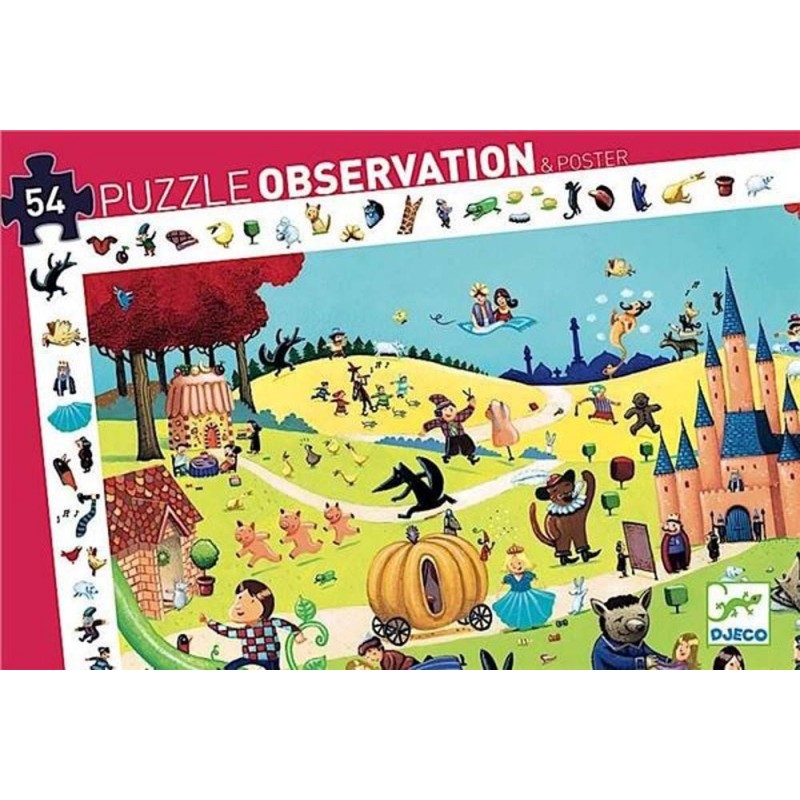 Contes Puzzle Observation 54 pièces
