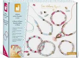 6 bijoux perles de papier