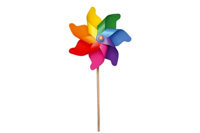 Moulin à vent arc en ciel - Moyen