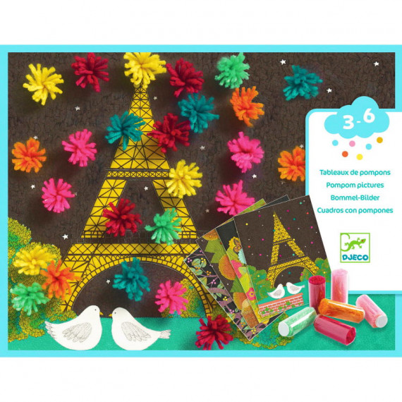 Tableaux de Pompons - Explosion de pompoms