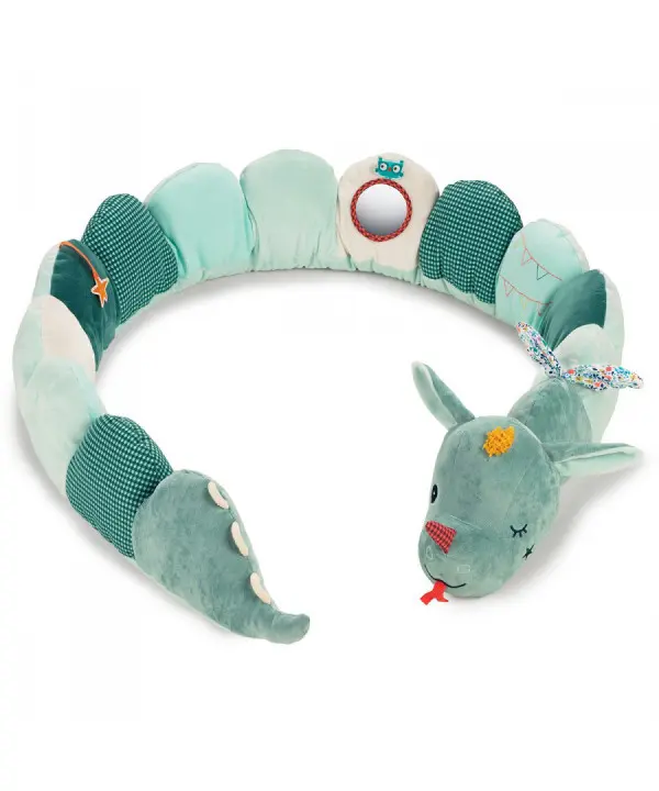 Joe s'enroule doudou long rond