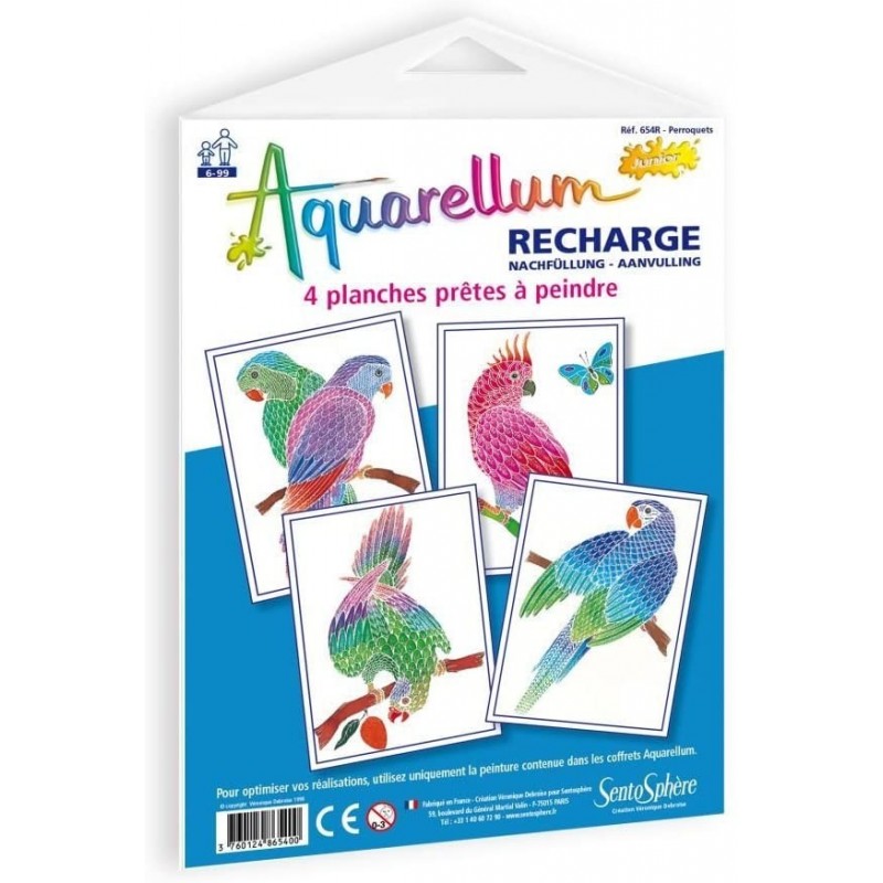 Aquarellum - Recharge Perroquets