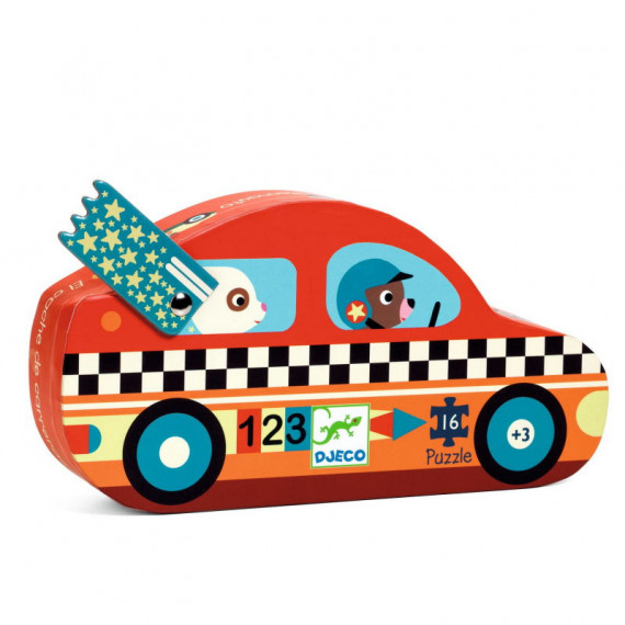 Puzzle Silhouette - Le Bolide 16 pièces