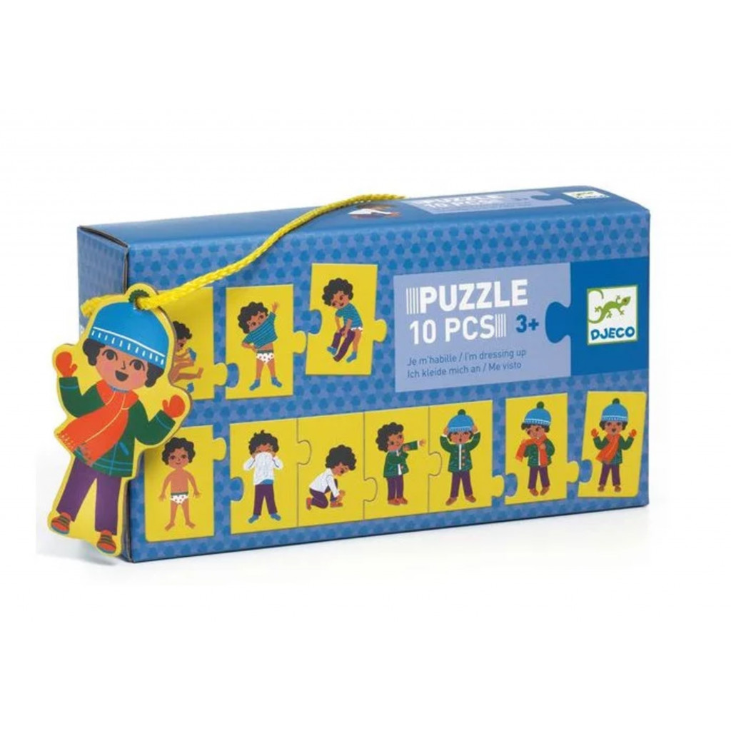 Puzzle 10 pcs - Je m'habille