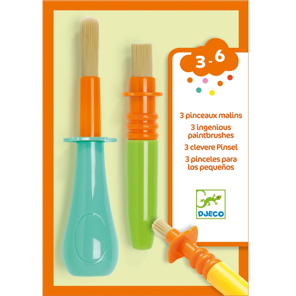 3 pinceaux malins