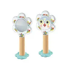 Hochet Baby Flower fleur avec miroir