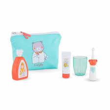 Trousse de toilettes avec accessoire pour poupon 36/42cm