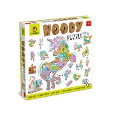 Ludattica Woody puzzle licorne 48 pcs