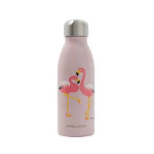 Gourde inox flamant rose