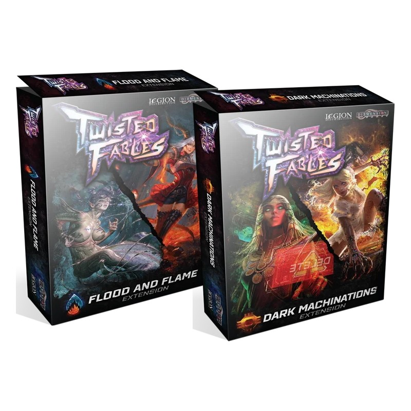 Twisted Fables - Ext. Dark machinations + flood and flames + (box 2) + (box1)