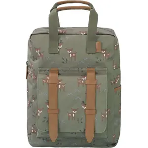 Sac à dos large cerf olive