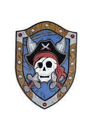 Bouclier pirate capitaine skully