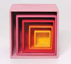Grimm's - Set de 5 cubes à empiler