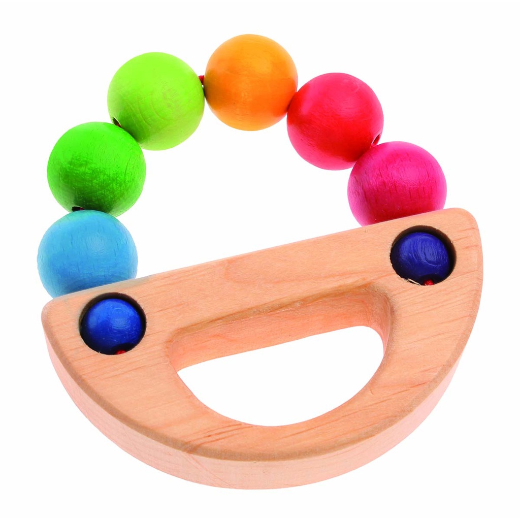 Grimm's - Hochet arc-en-ciel bateau